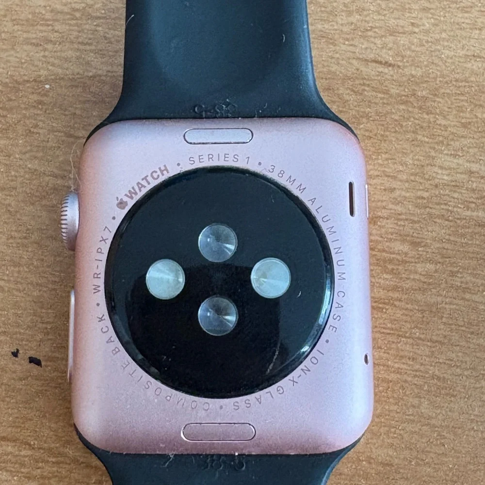 Apple Watch Black and Rose Gold